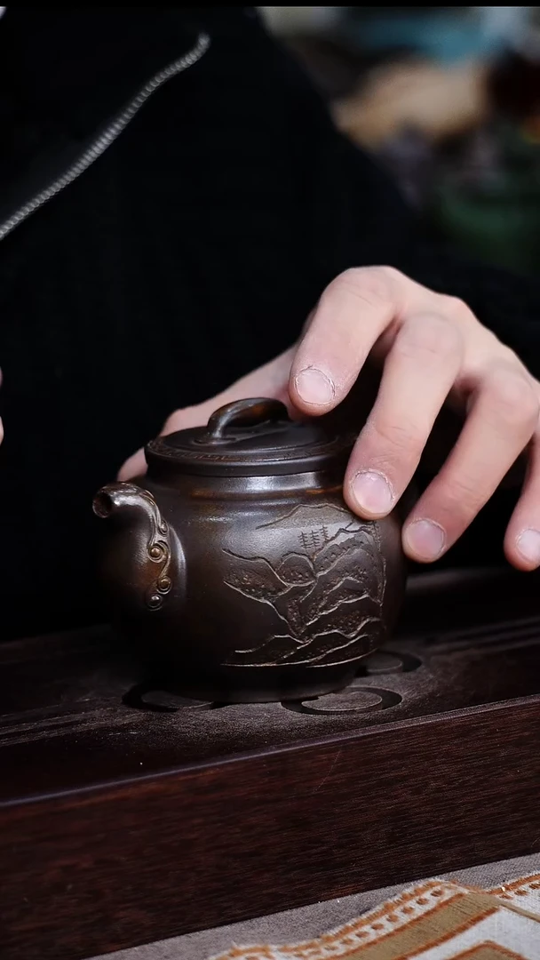 茶壶紫砂宜兴柴烧紫砂壶