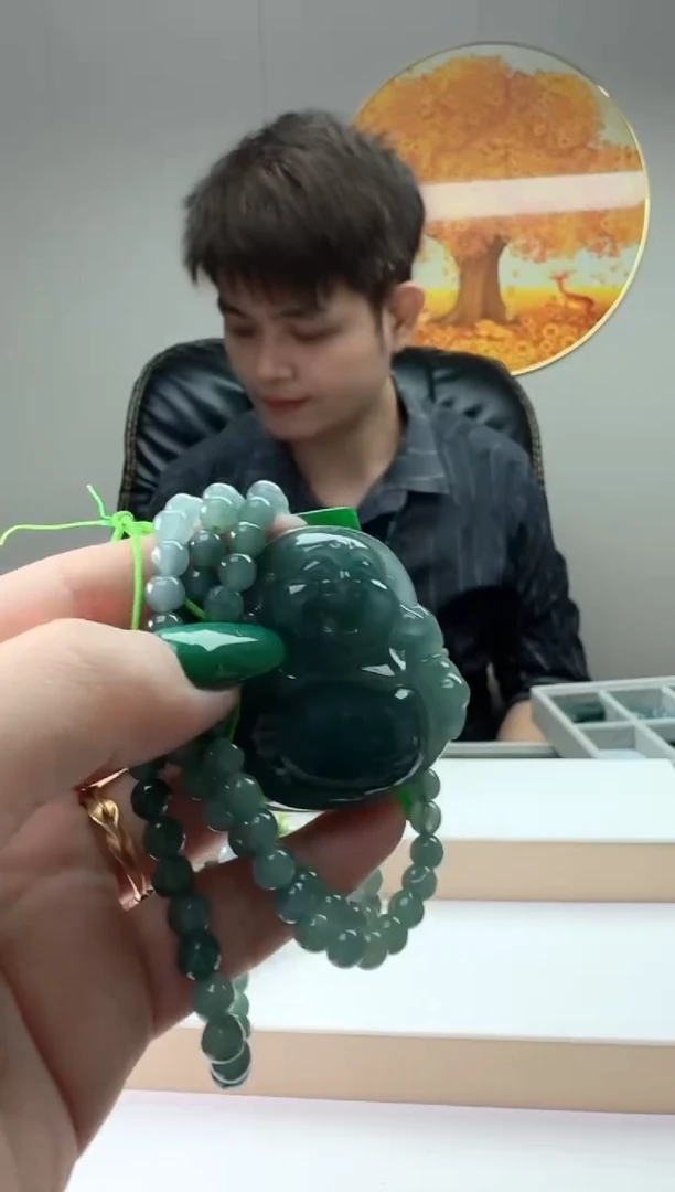 翡翠未镶嵌颈饰多样性随机发其一