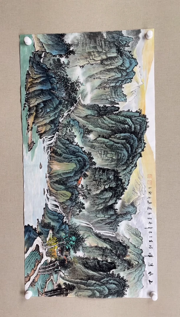 国画138*68 殷新建殷新建殷新建殷新建殷新建