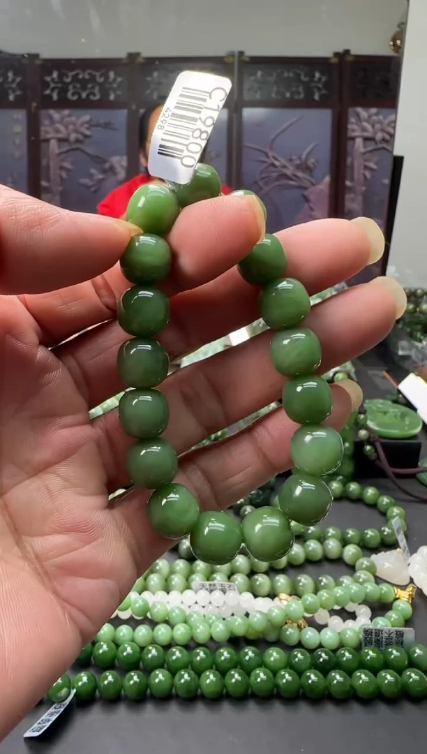 未镶嵌和田玉珠宝奇石手串