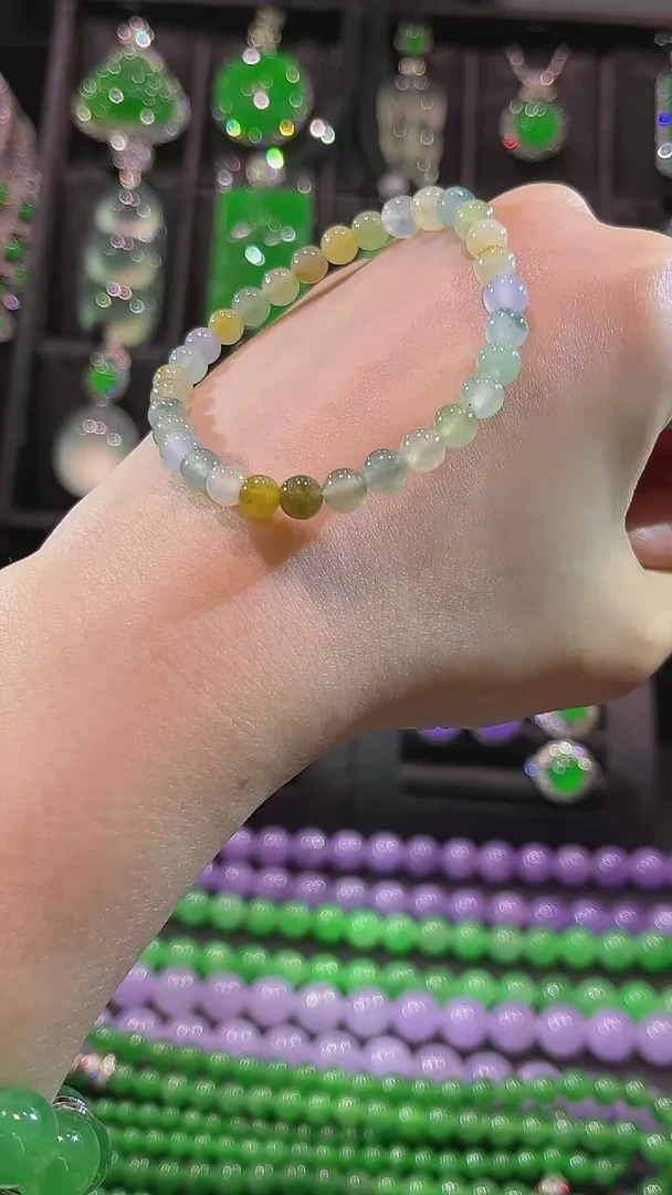 未镶嵌手链翡翠手串