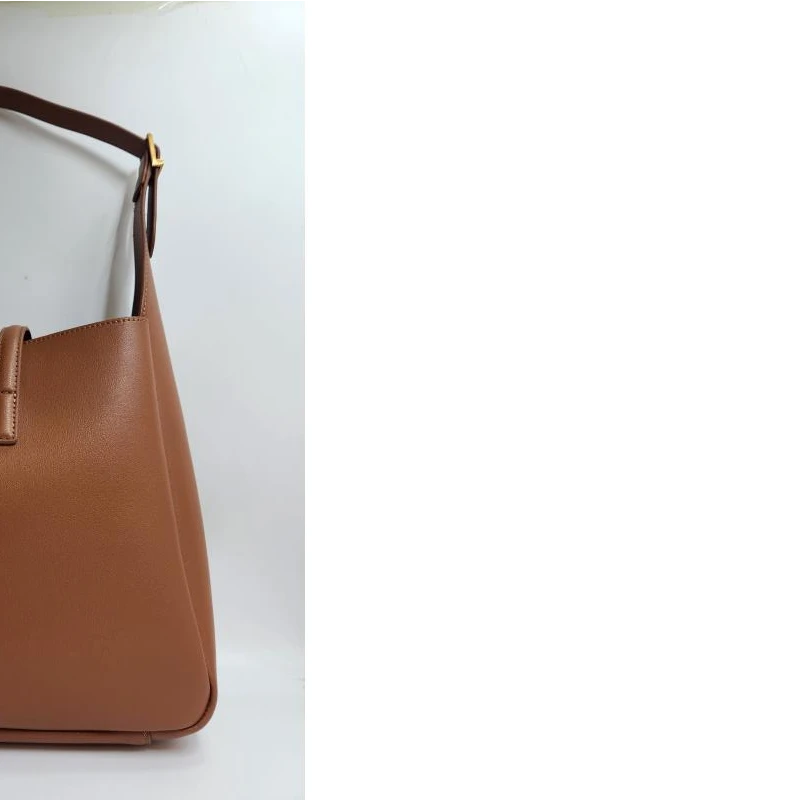 LQ-WITH-QUEEN真皮女包水桶H棕色0694