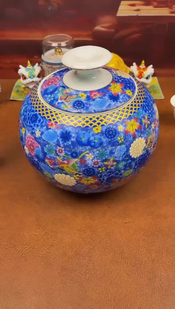 陶瓷茶具摆件旅行套组