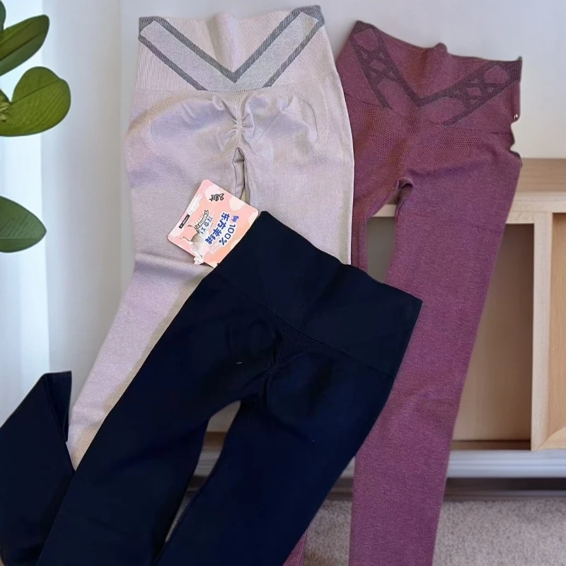 Li&Li《 源俪佳》815秋裤高腰收腹提臀羊绒秋裤时尚