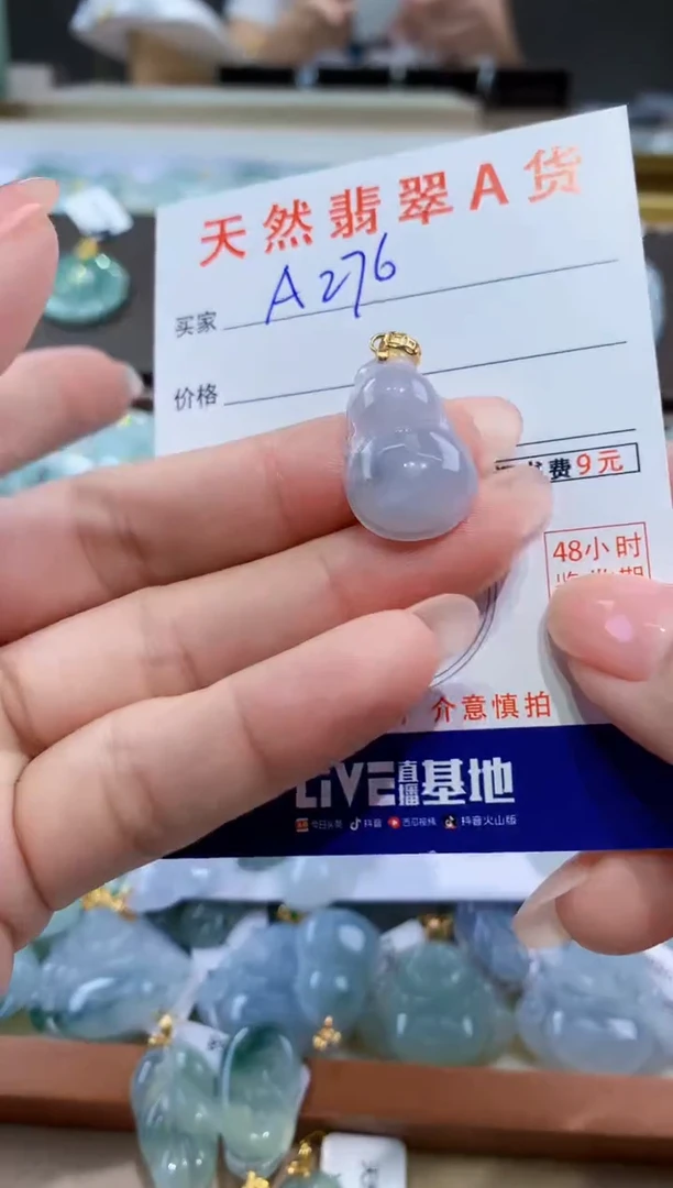 颈饰未镶嵌翡翠天然翡翠A货挂件