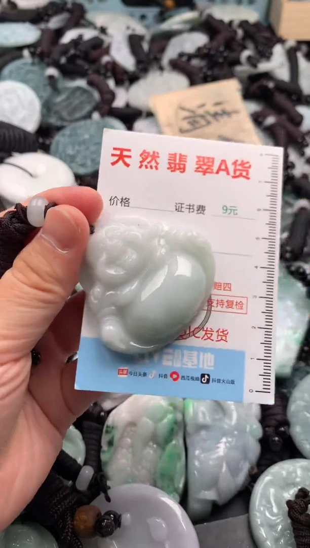 翡翠未镶嵌吊坠(不含链)1