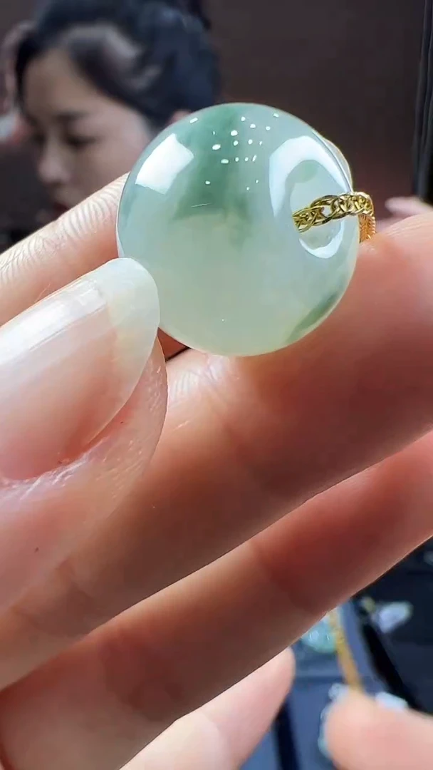 未镶嵌挂件翡翠路路通 不含链