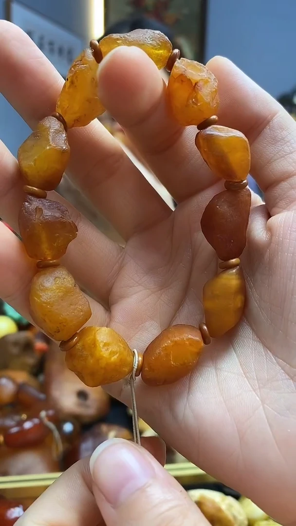 手链琥珀未镶嵌手串
