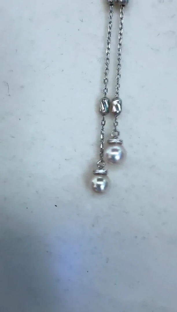 【闪购商品】海水珍珠颈饰银S925镶嵌项链