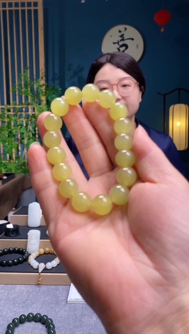 吊坠(不含链)未镶嵌和田玉手串