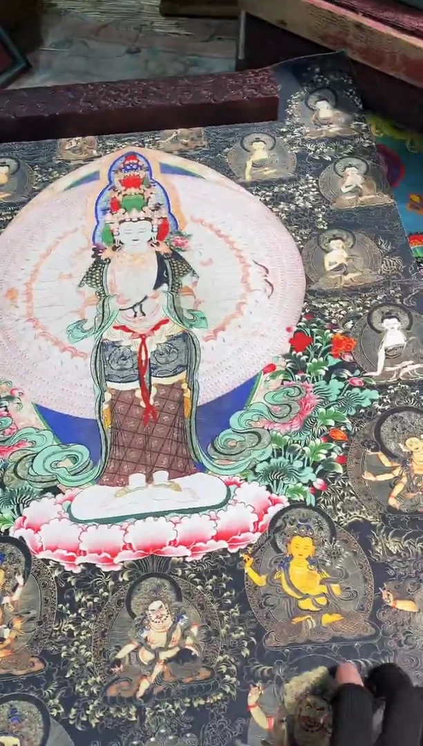 卷轴画天天的唐卡tk160