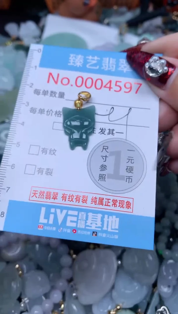 颈饰未镶嵌翡翠4597