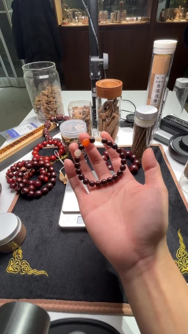 降真香手串/手链海南红降花梨公8mm单圈