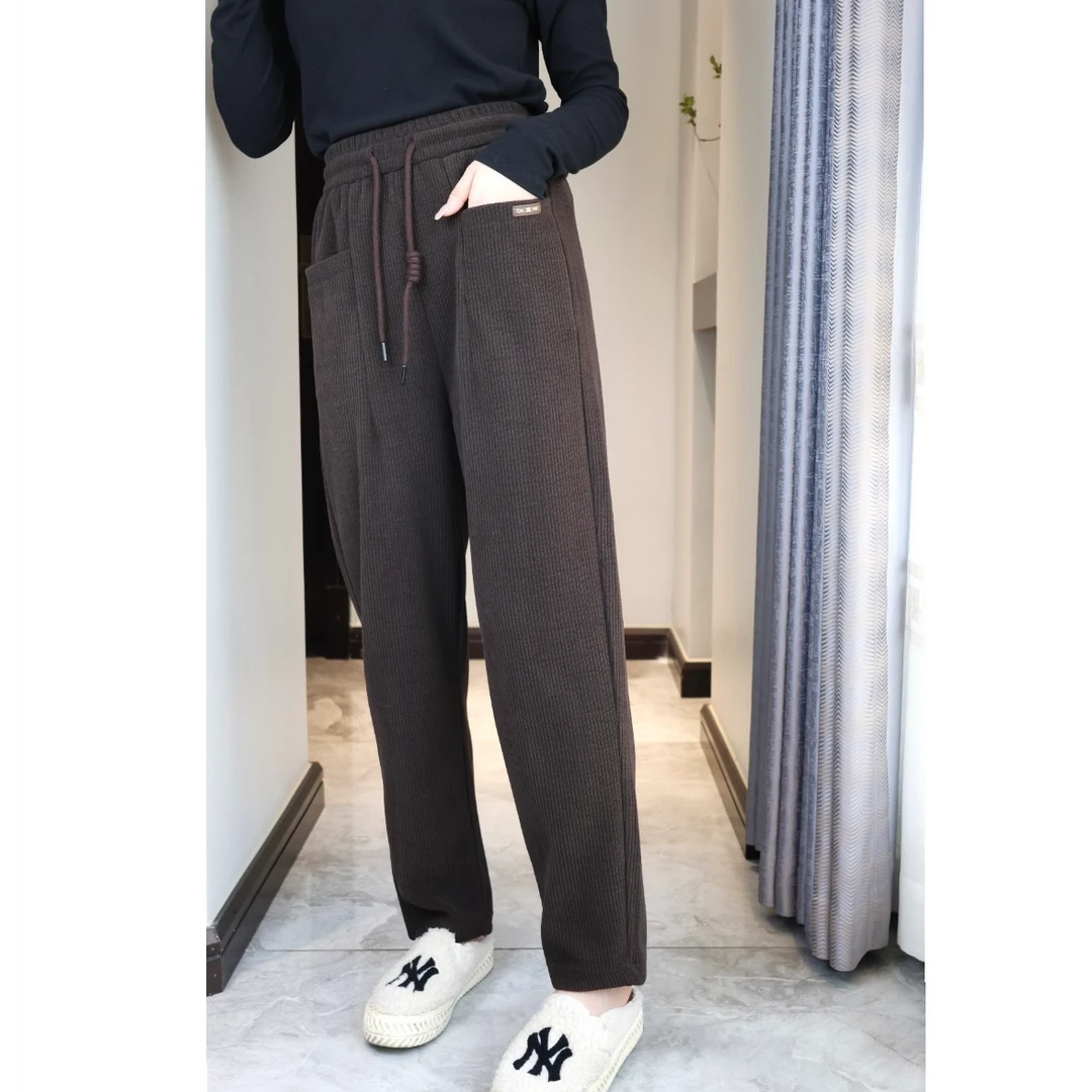 【W H】厂家清仓福利！舒适显瘦显腿长小脚裤6802-02