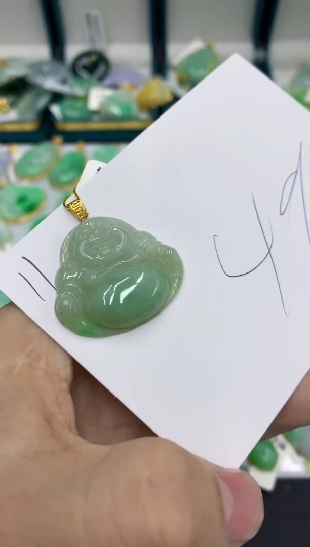 【闪购商品】翡翠颈饰18K金镶嵌号链接11111