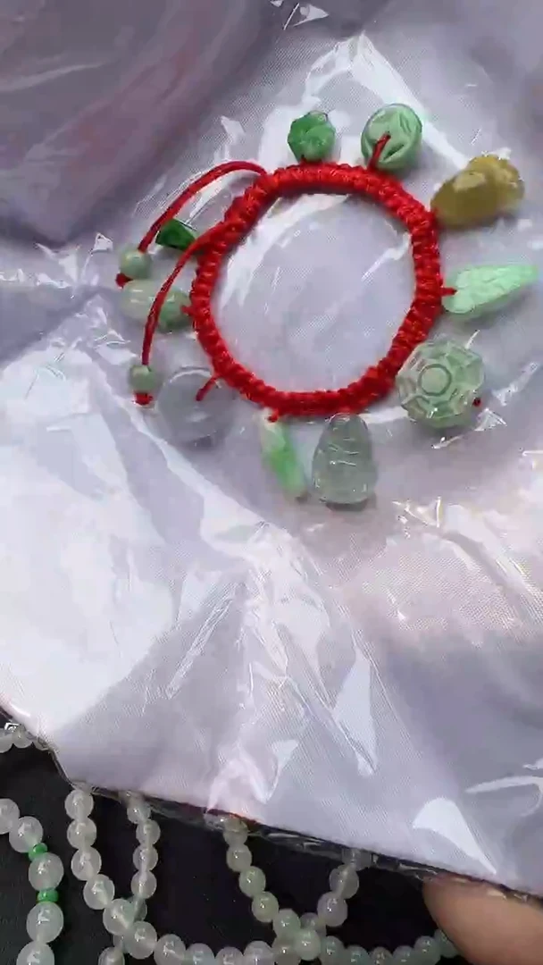 未镶嵌手绳翡翠小孩手串