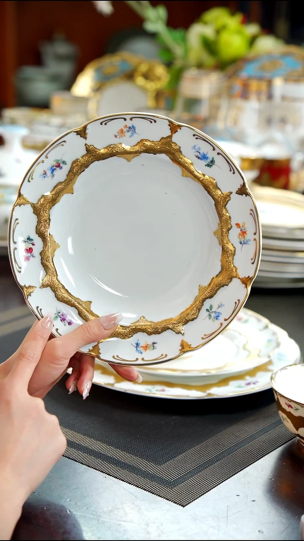 瓷片8.5英寸草帽盘 福利款