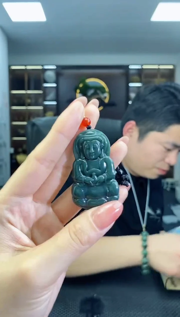 【闪购商品】和田玉颈饰未镶嵌净瓶观音