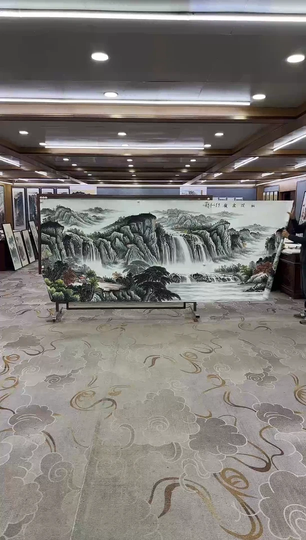 绘画Y-邵明义-大丈二-山水画