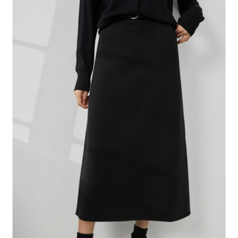 [啾啾专属]8364020时尚西装半身裙高腰气质显瘦轻熟百搭裙子