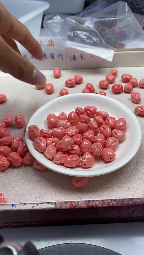 【闪购商品】拼合珍珠（马贝珠）颈饰未镶嵌x991女*王贝趴趴兔*3个