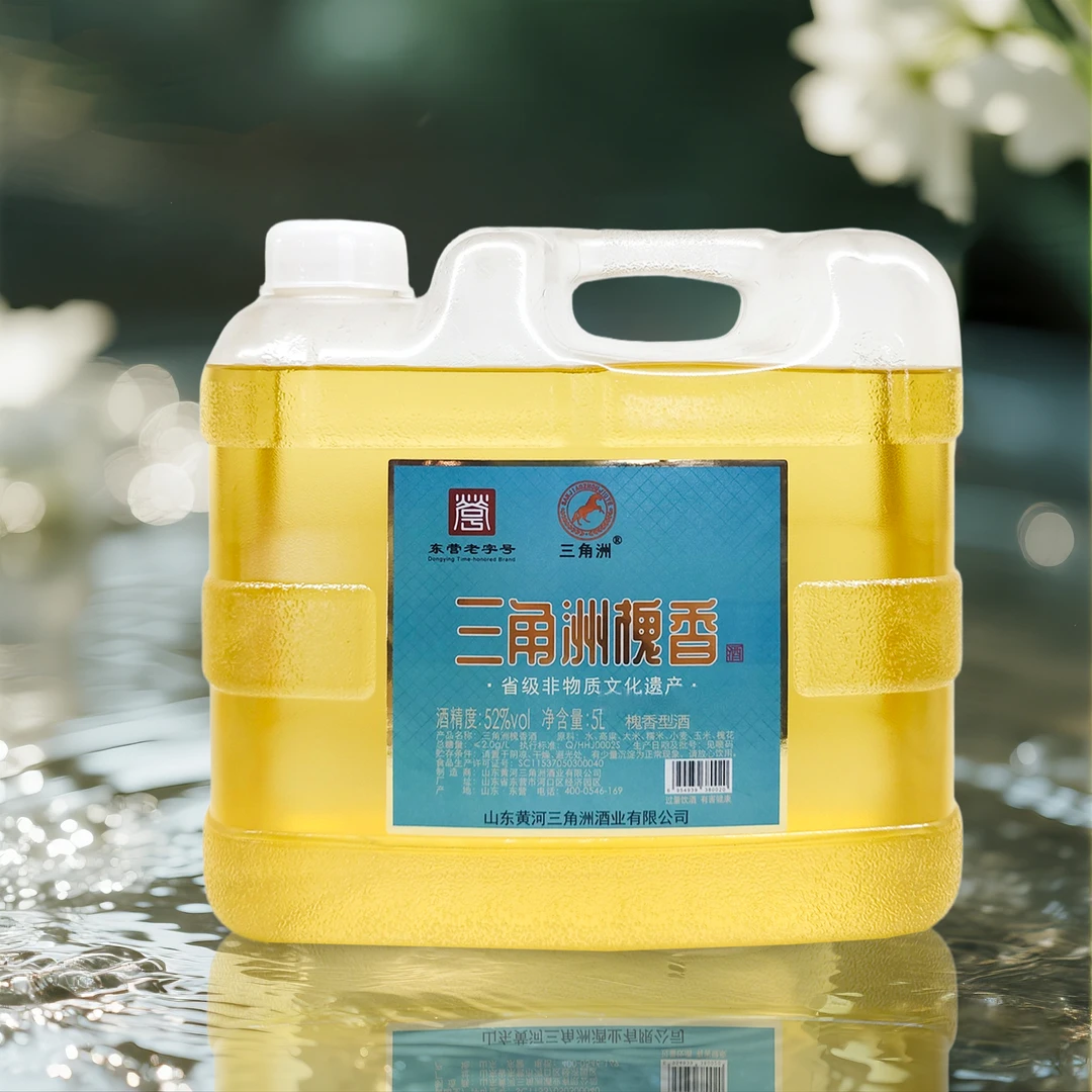 三角洲桶装三角洲槐香酒52度5L