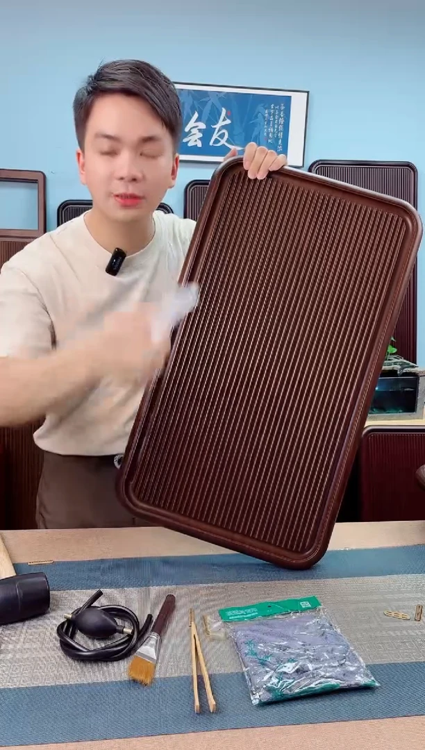 茶水柜大海黄款式茶盘70*40*4