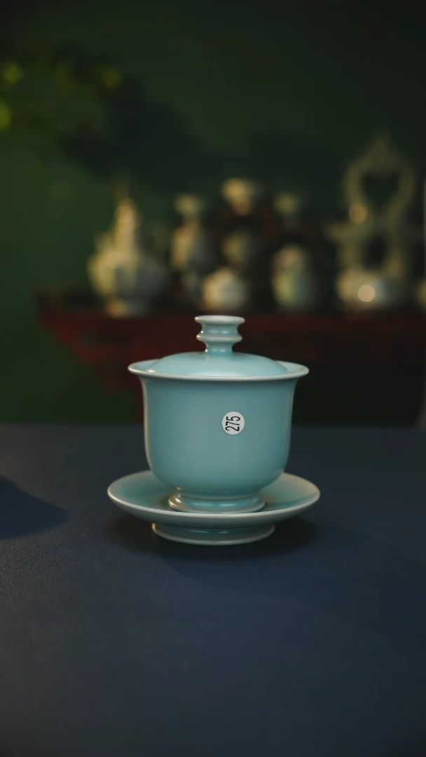 【闪购商品】杯275号侯万有天蓝官帽三才有暇福利