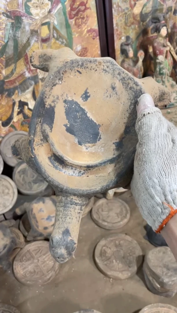 瓷片手工，手绘，陶瓷