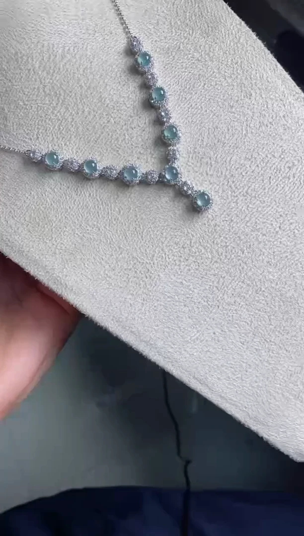 银S925镶嵌戒指翡翠一***龙天然A货翡翠