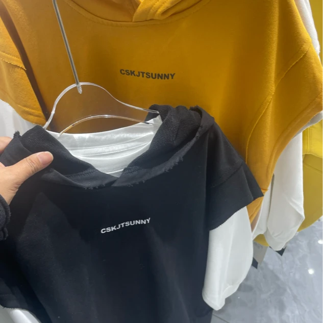 C 2025 【X】3月12日 男童女童时尚黄色卫衣两件套2510-