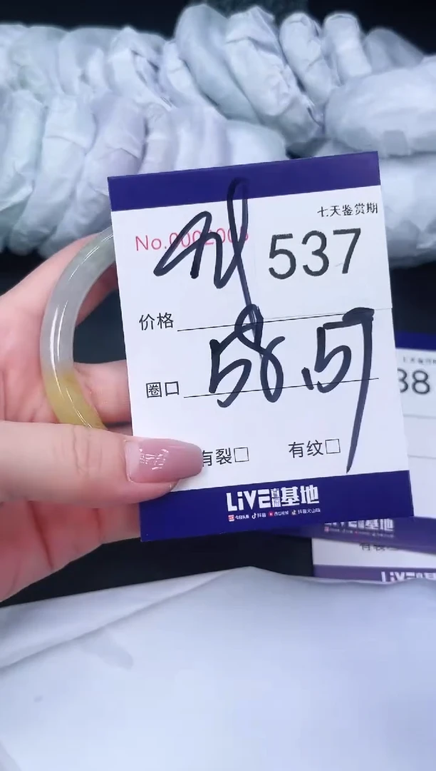 未镶嵌手镯翡翠535