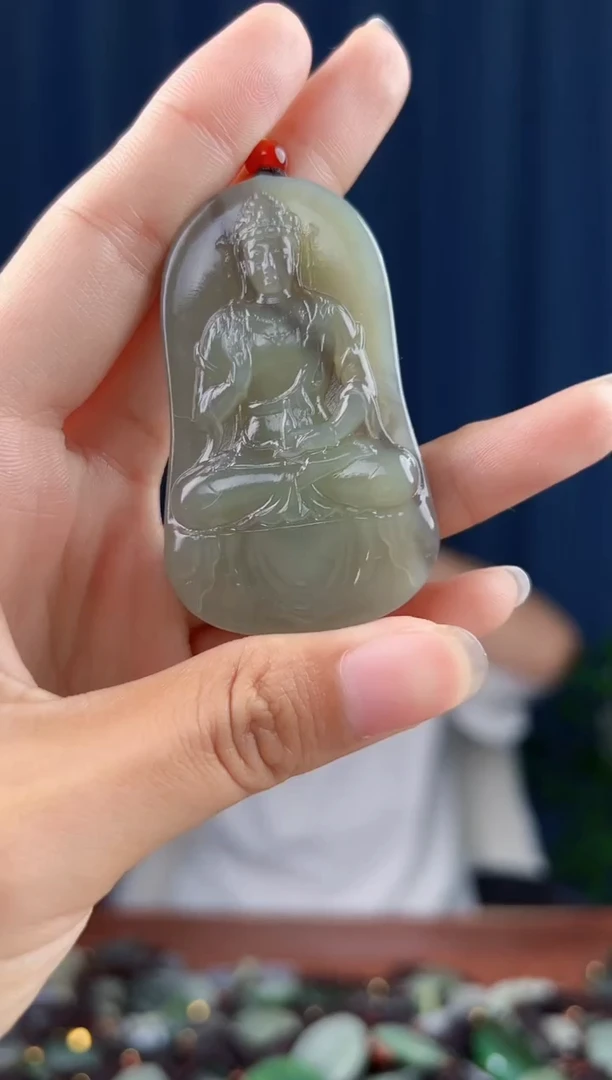 颈饰未镶嵌和田玉拍一发一，多样性发货