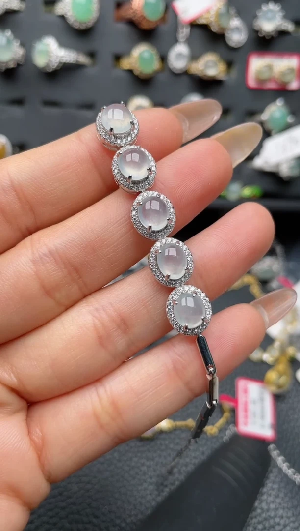 【闪购商品】翡翠戒指银S925镶嵌1111111111  55