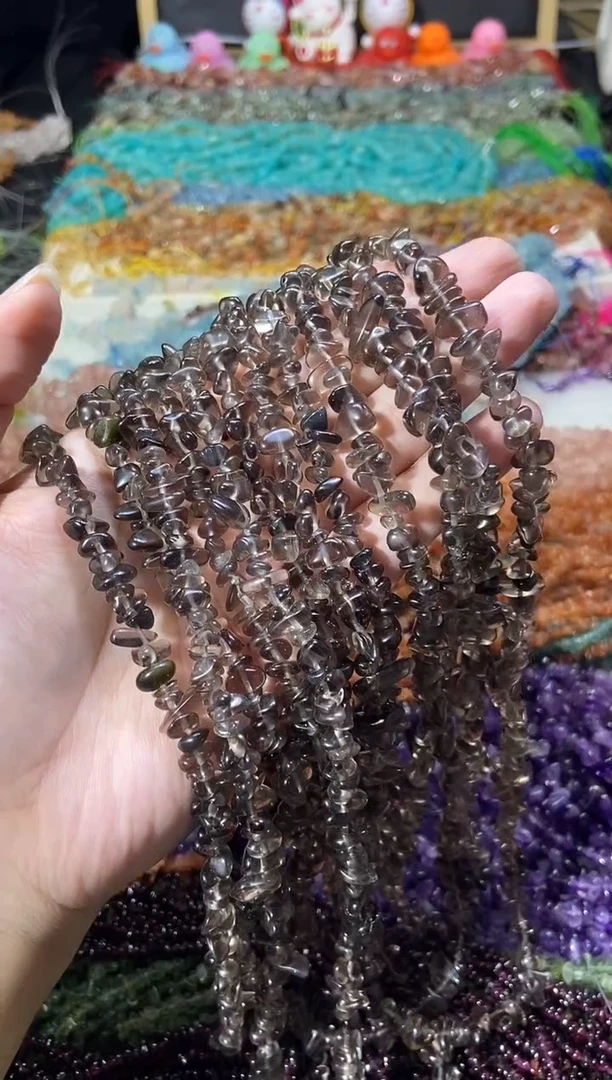 水晶珠宝半成品未镶嵌茶水晶