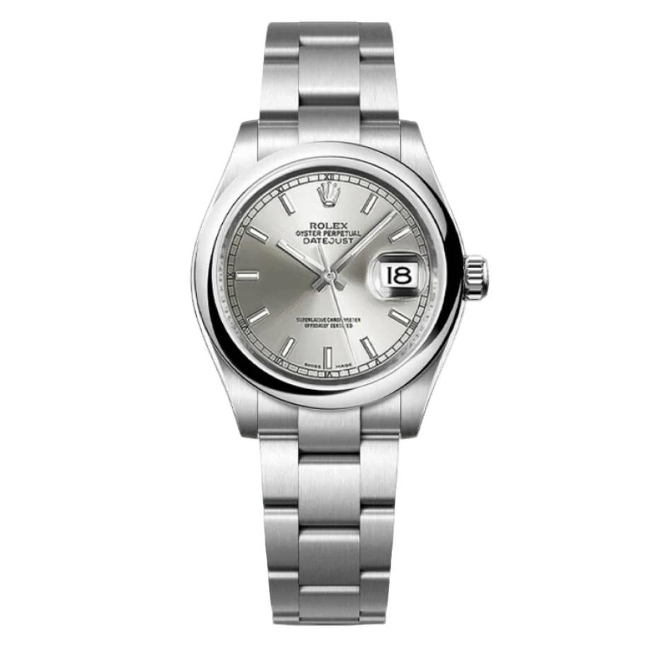 99新 Rolex/劳力士 日志178240/31mm/银面条钉/自动机械/单表