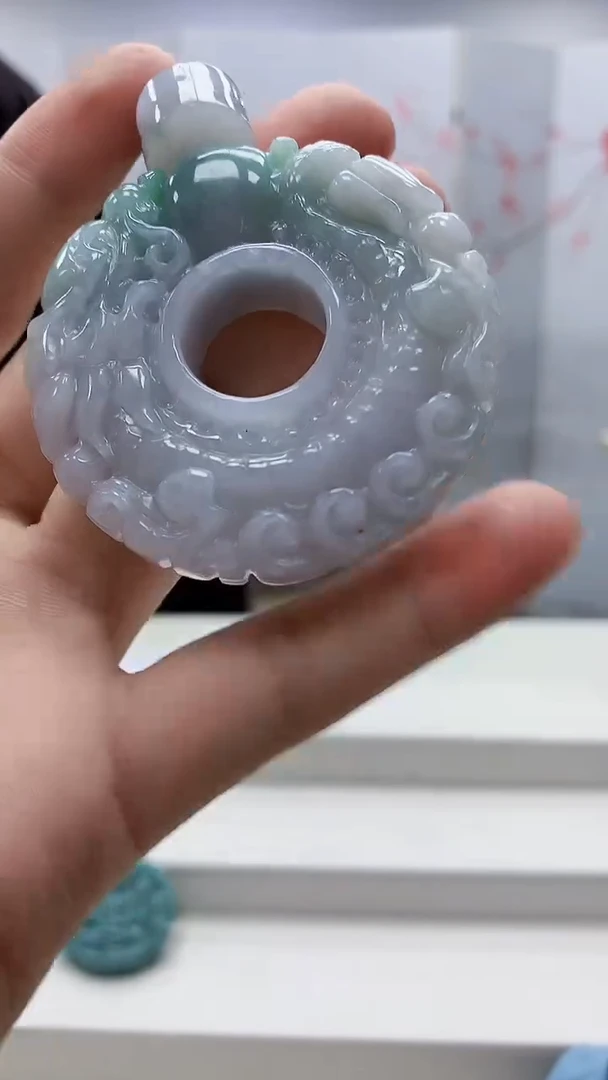 定制翡翠未镶嵌4829bb-毛货挂件39