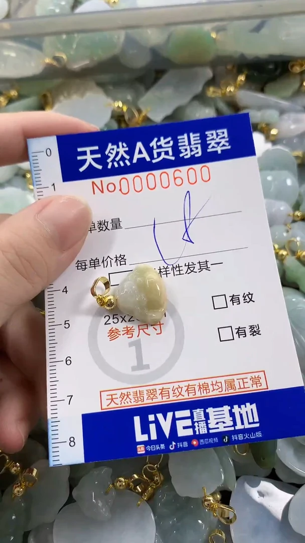 颈饰未镶嵌翡翠天然A货翡翠