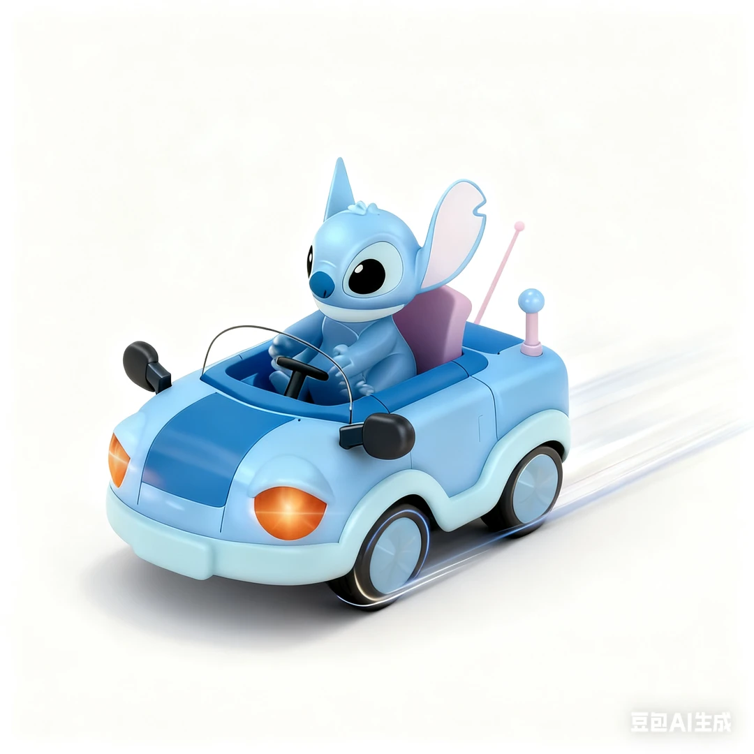 卡通遥控汽车玩具带声光玩具礼物