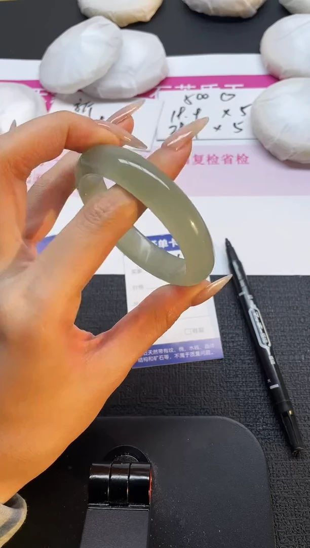 未镶嵌手镯石英质玉41-58