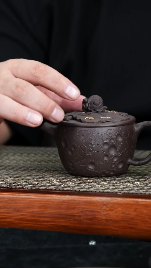 茶壶紫砂宜兴紫砂壶  210cc