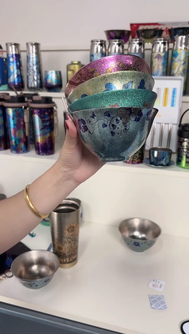 纯钛钛碗4只
