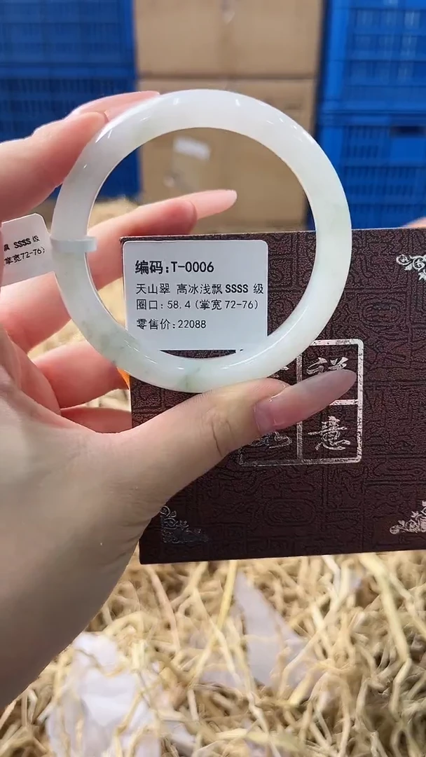 未镶嵌手镯石英质玉T0006