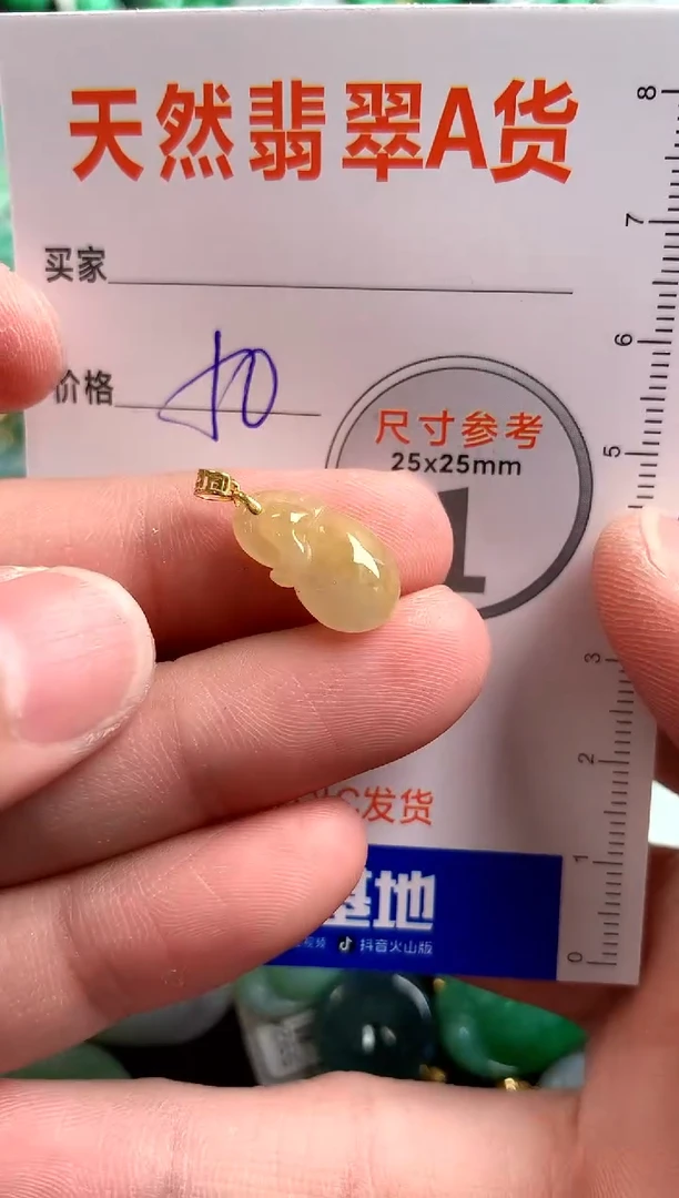 【闪购商品】翡翠颈饰18K金镶嵌13005937