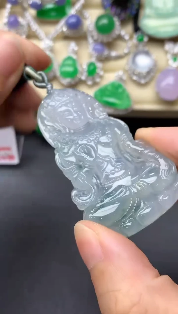 翡翠未镶嵌颈饰284-中国好珍宝