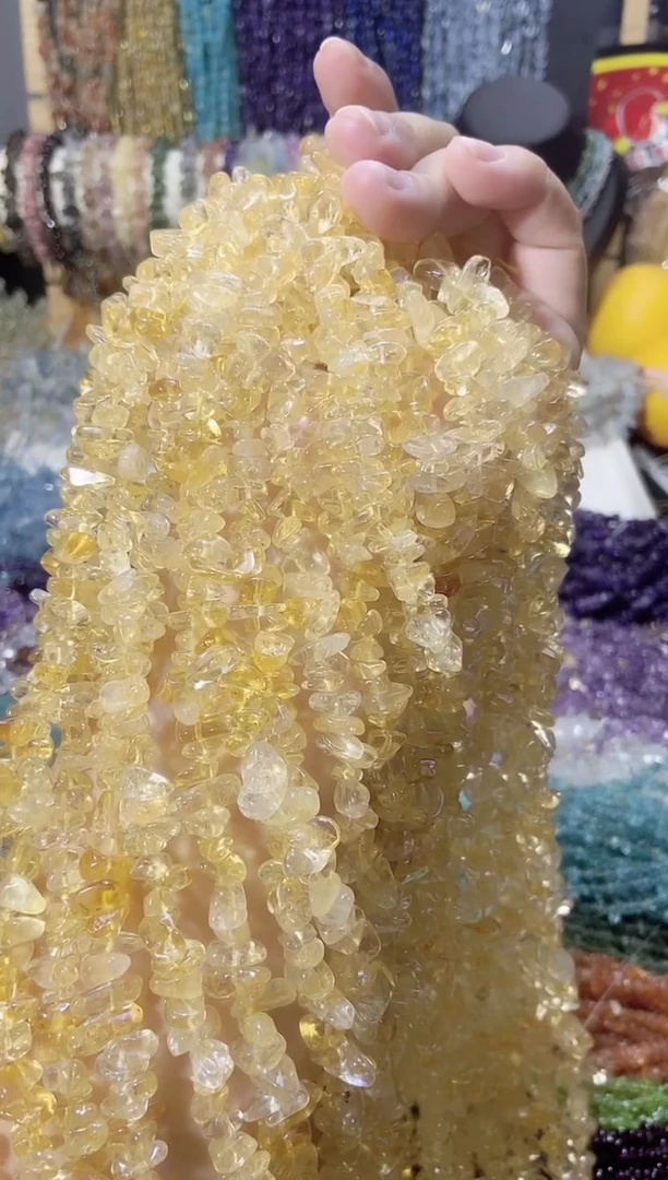 未镶嵌珠宝半成品水晶黄水晶