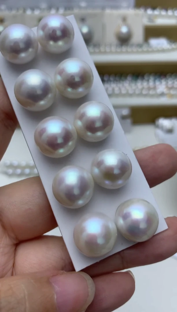 银S925镶嵌耳饰淡水珍珠q69 多样性发其一