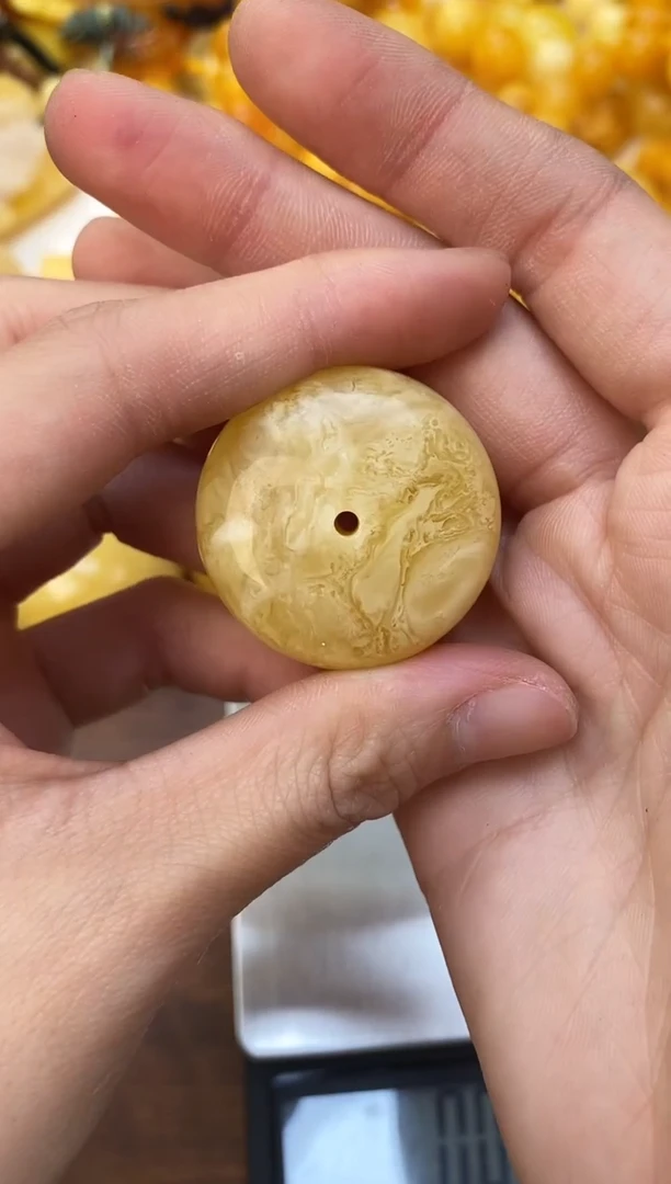 裸石琥珀未镶嵌天然琥珀蜜蜡
