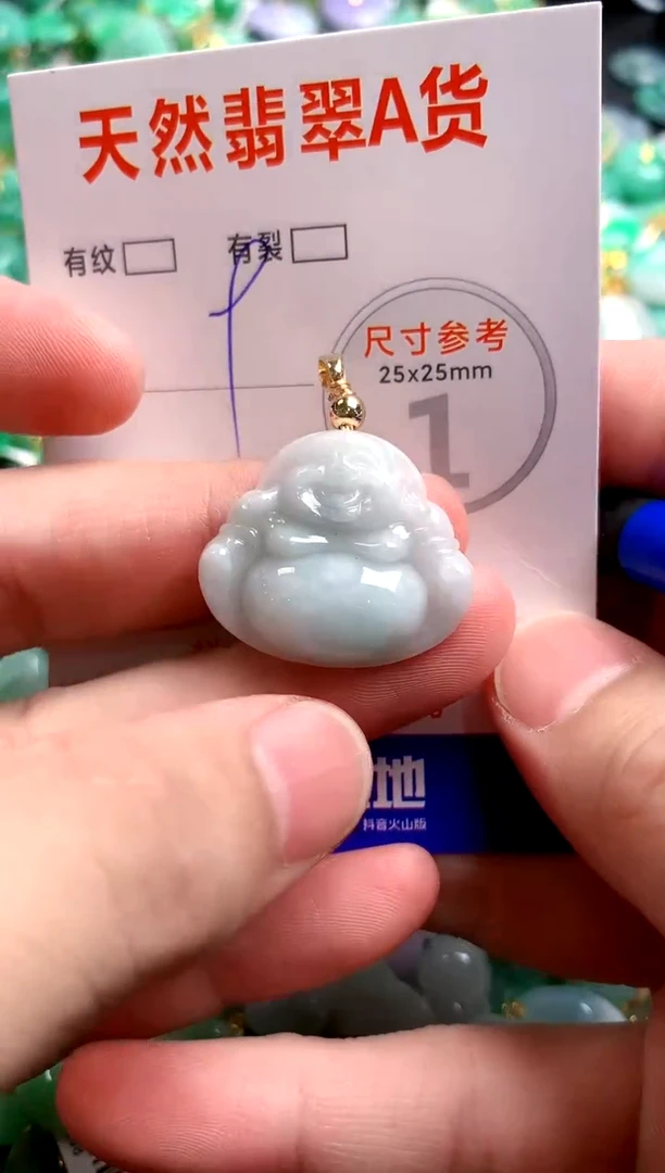 翡翠未镶嵌颈饰23002292