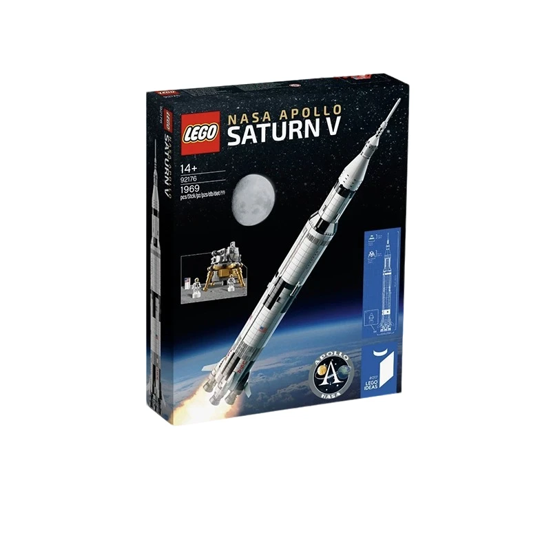 LEGO/乐高【冠希专属】（压盒）92176阿波罗土星五号航天系列拼装积木